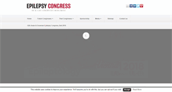Desktop Screenshot of epilepsycongress.org